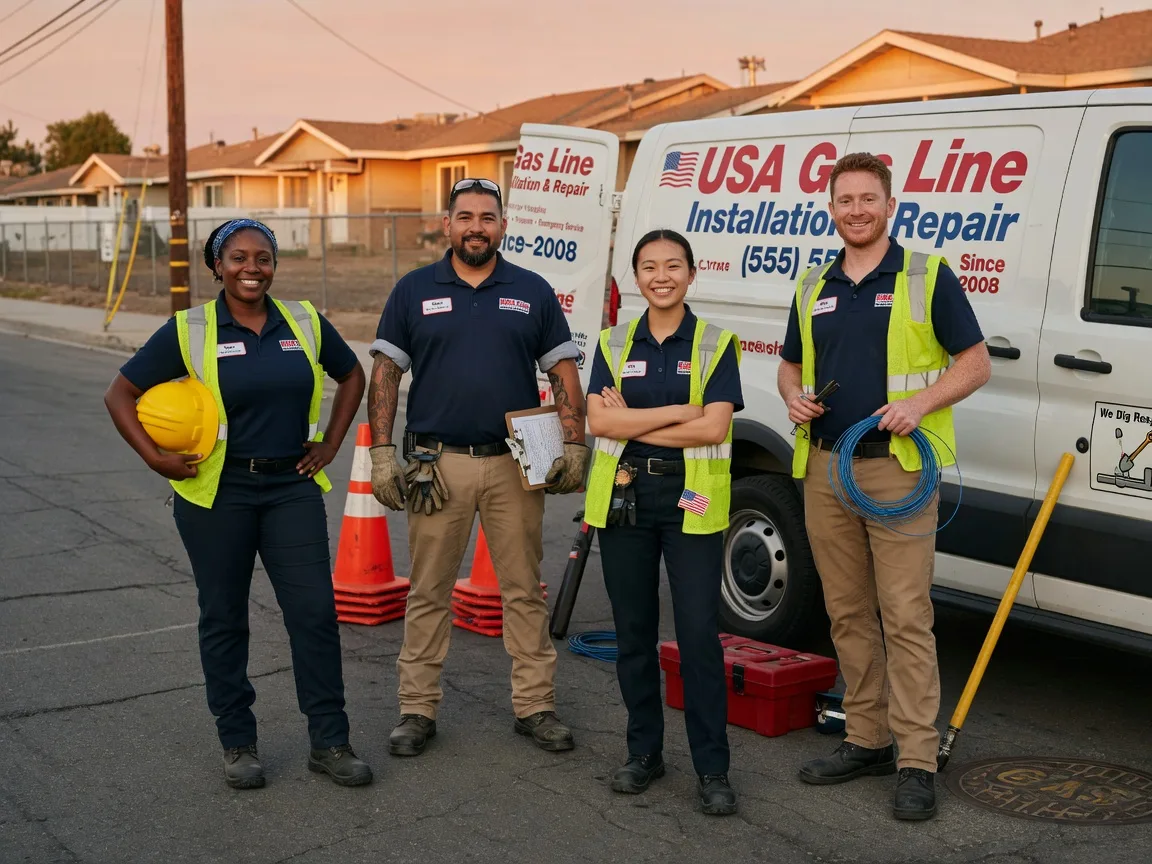 Gas Line Installation company in Bellefontaine, MS